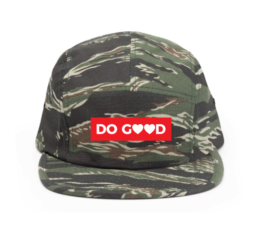 Rectangle logo five panel cap