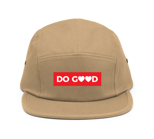 Rectangle logo five panel cap