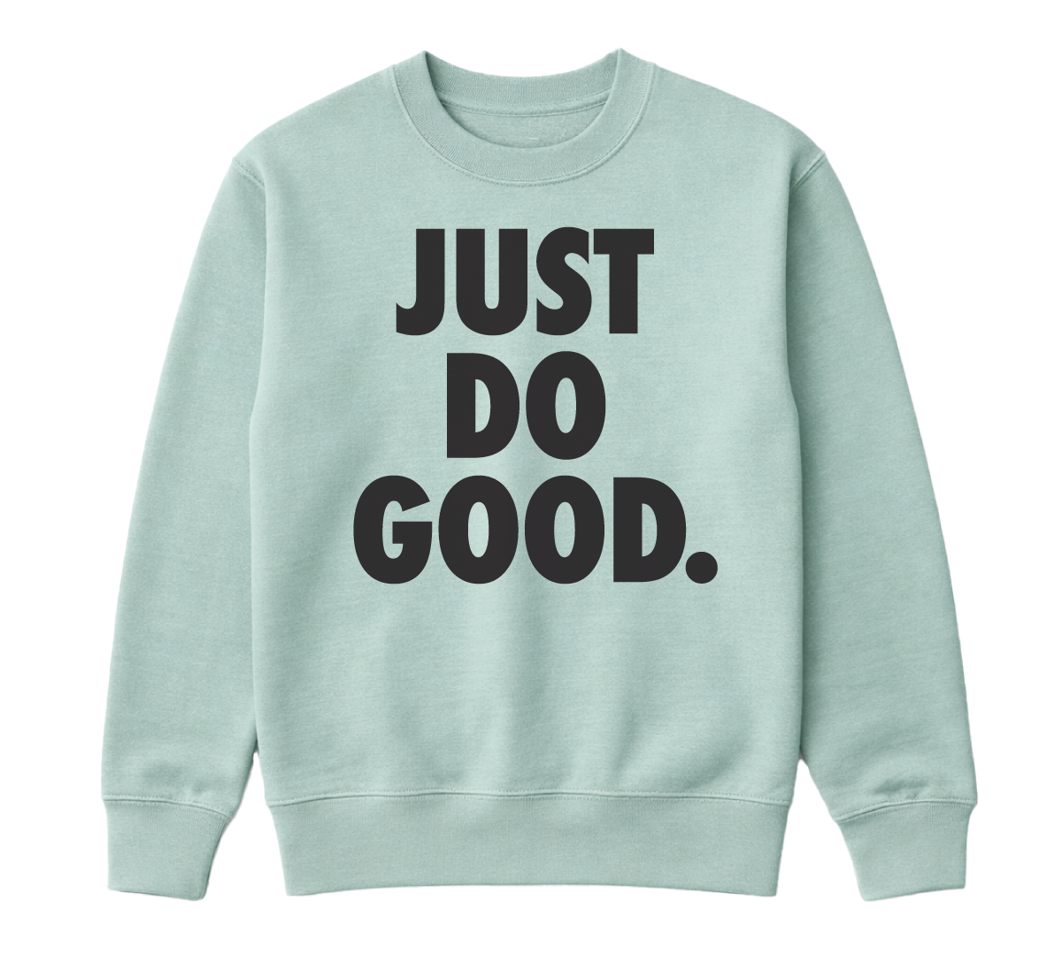 Just Do Good Crew Neck - Black Graphic