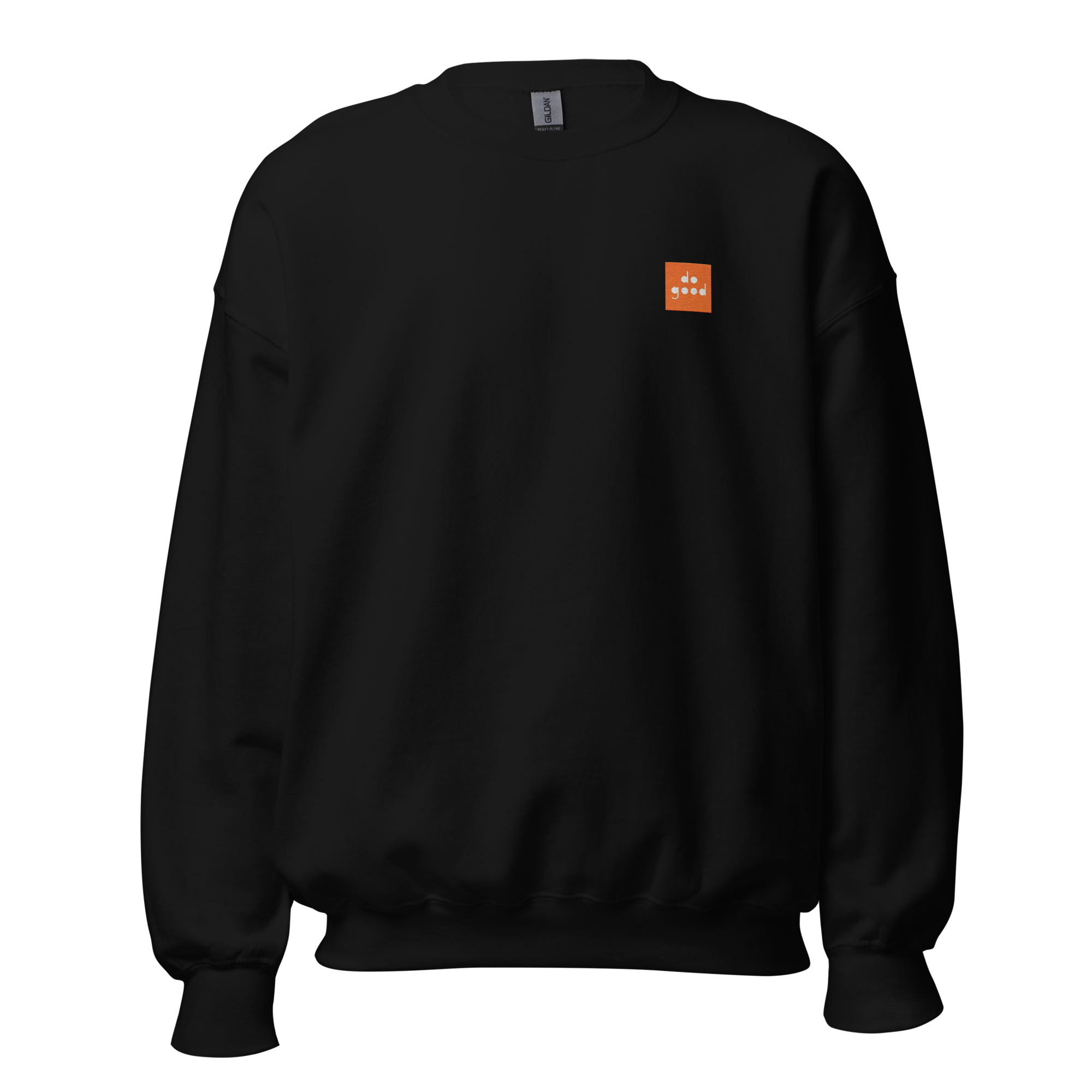 Do Good Sweater - Orange and White Logo