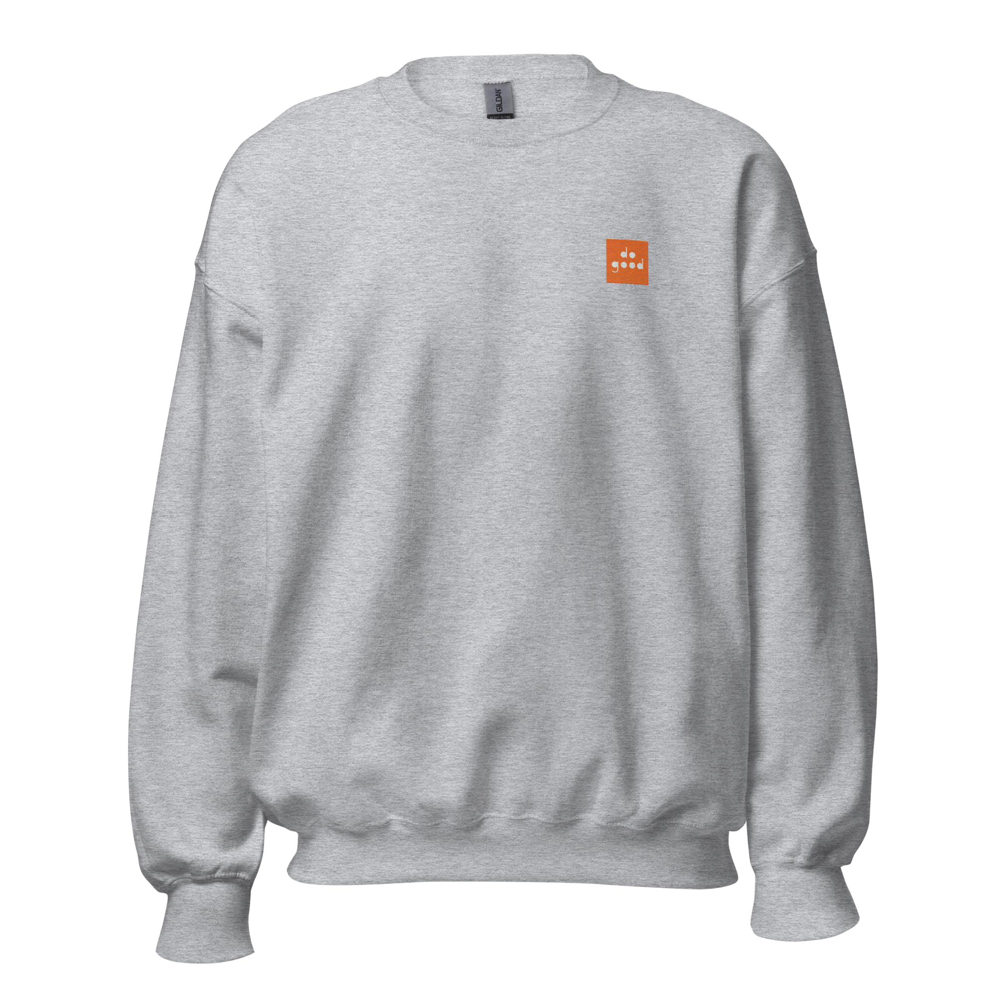 Do Good Sweater - Orange and White Logo
